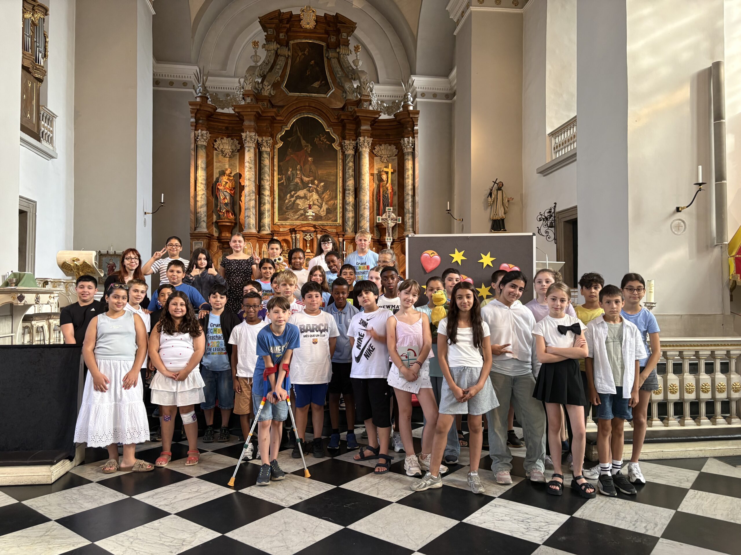 Abschlussfeier am letzten Schultag
